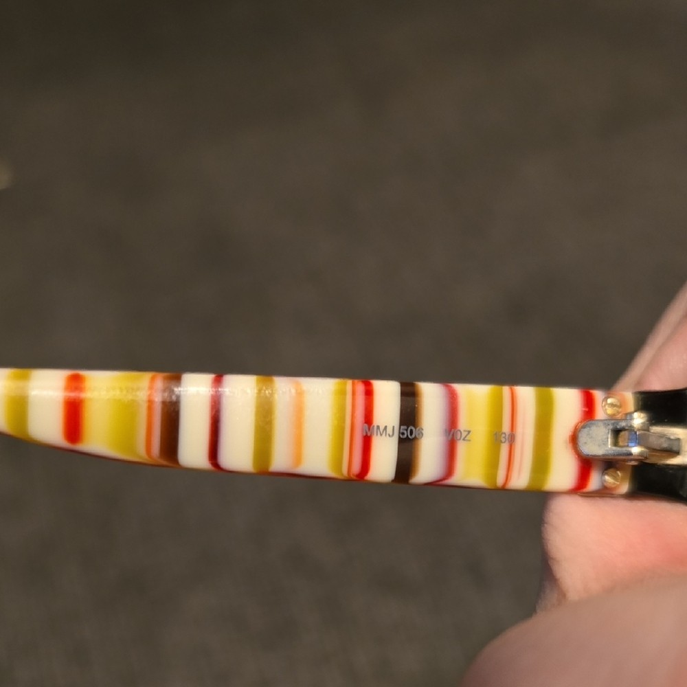 Marc by Marc Jacobs Multicolor Striped Women's Glasses - Picture 12 of 13